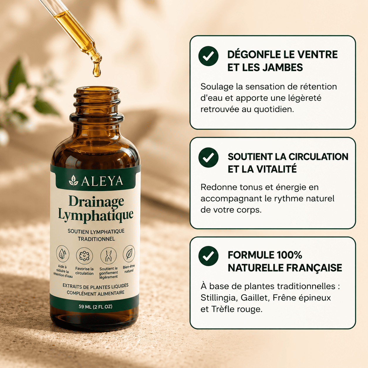 DRAINANT LYMPHATIQUE