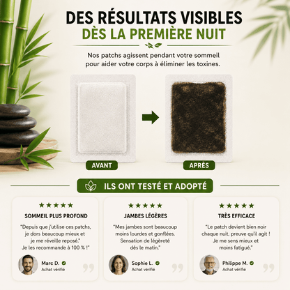 Patchs Japonais — Detoxifiez votre corps pendant la nuit