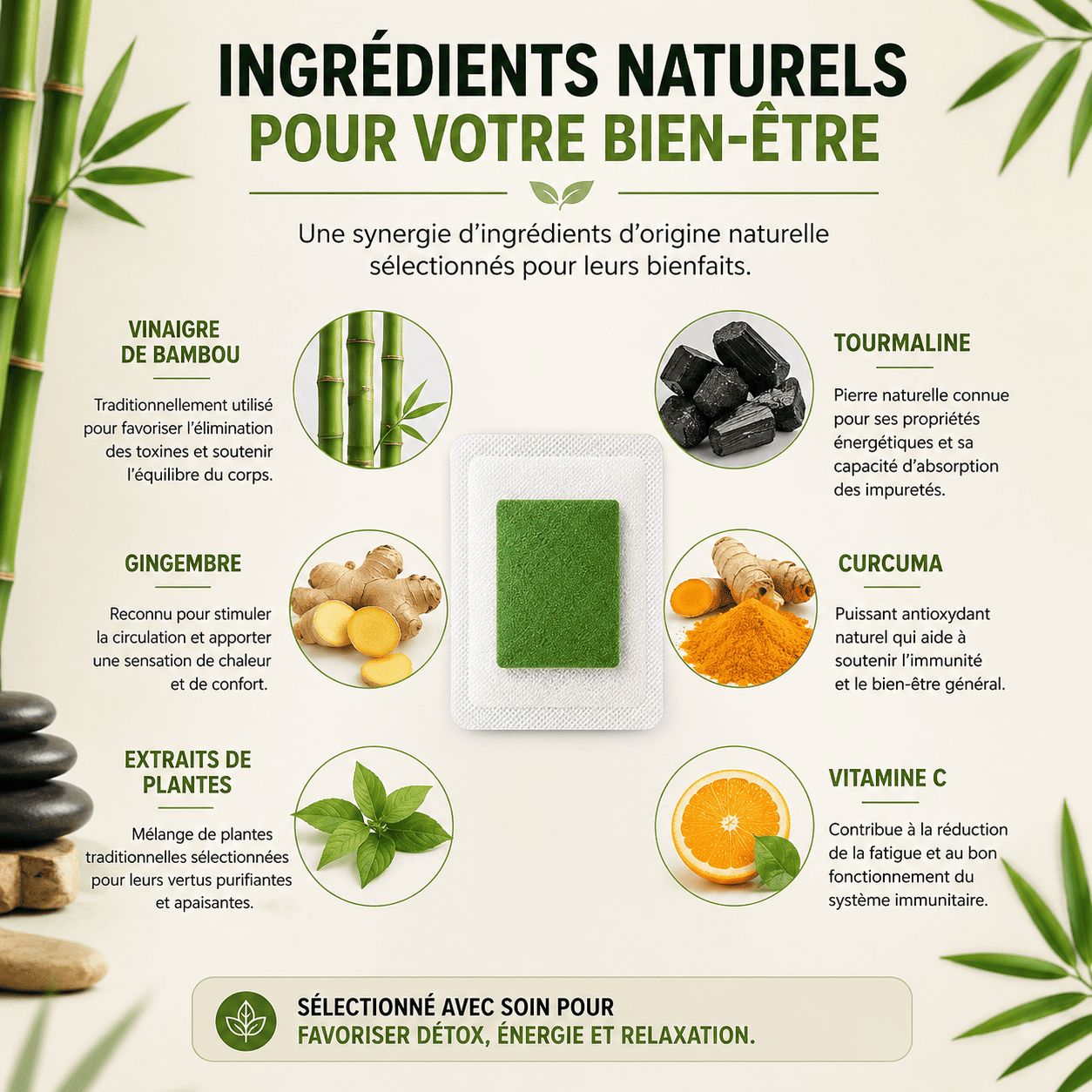 Patchs Japonais — Detoxifiez votre corps pendant la nuit