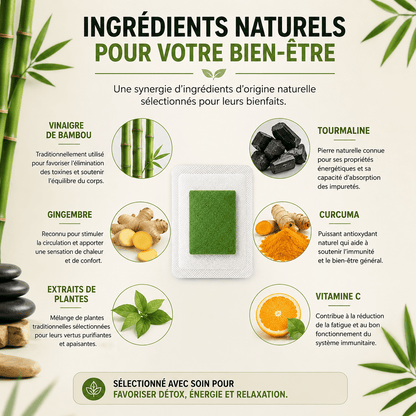 Patchs Japonais — Detoxifiez votre corps pendant la nuit