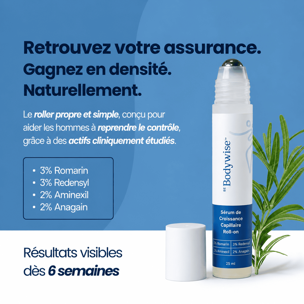 Sérum de croissance pour cheveux
