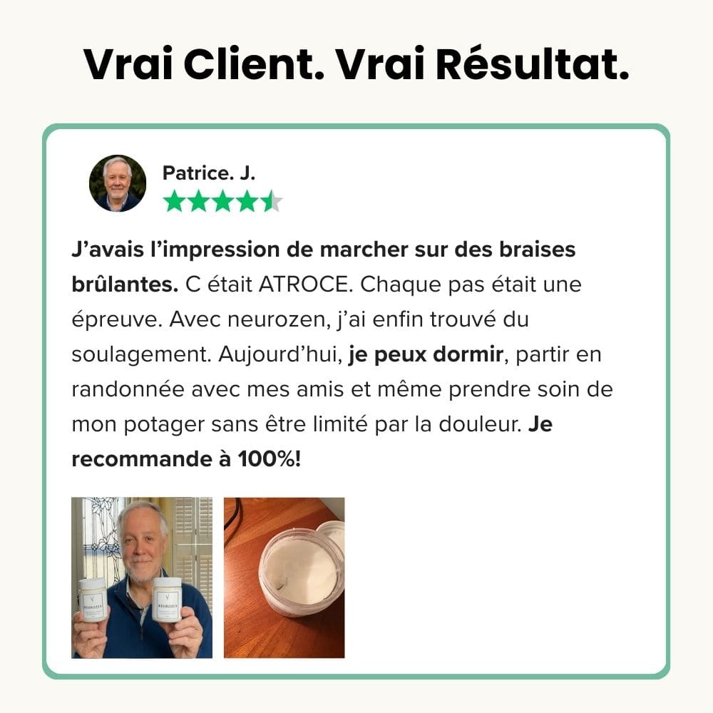 NeuroZen – Soulagez vos douleurs nerveuses et crampes nocturnes naturellement, dès les premières applications